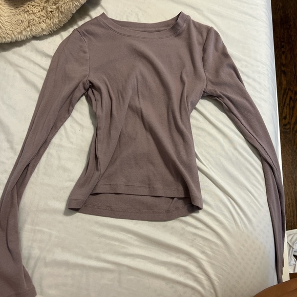 Hollister Long Sleeve Top in Mauve - Picture 1 of 1